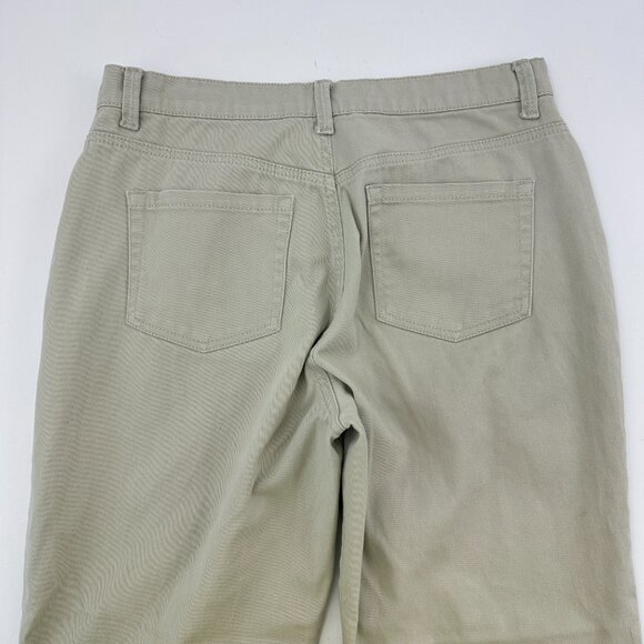 Gloria Vanderbilt Amanda Straight Leg Women's size 8P Green Denim Jeans - Picture 5 of 5